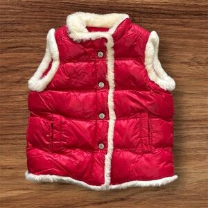 Old Navy Girls Christmas Puffer Holiday Vest 5T